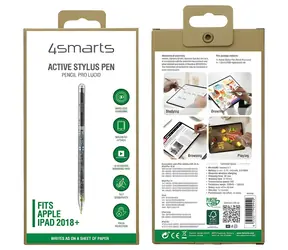 4smarts Pencil Pro Lucid transparentní / Dotykové pero / Pro Apple iPad / Magnetické nabíjení / Kapacitní hrot