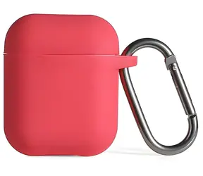 Beline Silicone AirPods 1/2 červená / Pouzdro pro sluchátka / silikonové / karabina