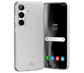 Mercury Jelly Clear pro Samsung Galaxy S24 FE (S721) čirá / Pouzdro / TPU / Tenký a lehký design