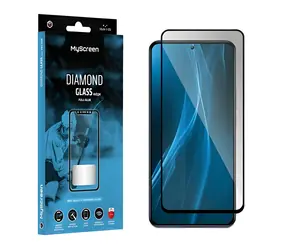 MyScreen Diamond Glass Edge FullGlue černá / Ochranné sklo / Realme C68 4G/5G, V50s / 9H / Lepení přes celý displej