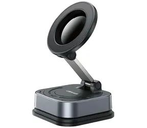 USAMS ZJ093 černá / Magnetický držák telefonu / Přísavka / Otočný 720° / MagSafe