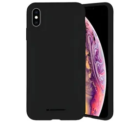 Mercury Silicone Case černá / Kryt / Apple iPhone 15 Plus, iPhone 14 Plus 6,7" / Silikonový