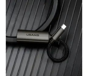 USAMS U22 SJ282 černá / Adaptér / USB-C - HDMI / 4K / 0,15 m