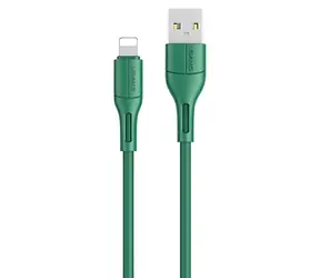 USAMS U68 SJ500 zelená / Nabíjecí a datový kabel / Lightning / 1 m / 2 A