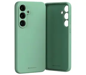 Mercury Silicone pouzdro pro Samsung Galaxy S24 FE zelená / Pouzdro na mobil / Silikonové