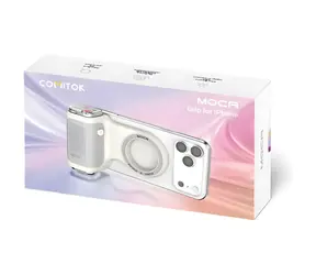 Comitok Moca šedá / Fotografická rukojeť pro iPhone / MagSafe / stabilizace fotografování