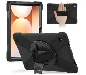 4smarts Rugged Case Grip pro Samsung Galaxy Tab A11 černé / Pouzdro / s poutkem na ruku