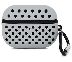 Beline AirPods Sport Cover bílo-černá / Pouzdro pro sluchátka / AirPods Pro / s karabinou