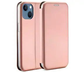 Beline Book Magnetic Apple iPhone 15 růžovozlatá / Pouzdro / Typu kniha / Magnetické / TPU, umělá kůže