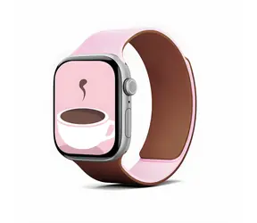 Moft Snap Duo růžová/hnědá / Řemínek / Oboustranný silikonový / Pro Apple Watch 1-11/SE/SE 2/SE 3 (38-42 mm)