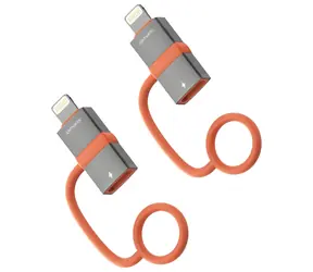 4smarts Adaptér USB-C na Lightning PD 27W šedá / Adaptér / Power Delivery 27W / 2 ks