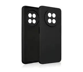 Beline Silicone Case černá / Ochranný kryt / Realme 12 5G / Silikon s textilní podšívkou