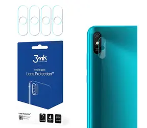 3mk Lens Protection pro Xiaomi Redmi 9A / Sklo na fotoaparát / 4 ks / Hybridní sklo