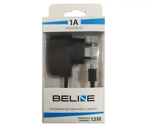 Beline síťová nabíječka microUSB černá