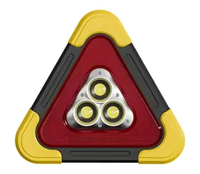 MajesticLine ML-RN-01 / LED výstražný trojúhelník / svítilna / 3x AA / 1000 lm