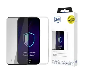 3mk ComfortDuo Privacy Clear čirá / Kryt + ochranná fólie / Privacy filtr / Samsung Galaxy S25 Edge
