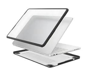 4smarts Shell Case průhledná, černý rámeček / Ochranný kryt / Apple MacBook Neo