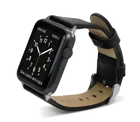 X-Doria Lux Band černá / Řemínek / Apple Watch 38/41mm / Kůže