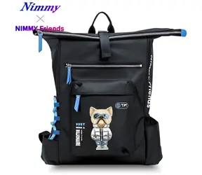 Nimmy Cool&Cute 2.0 Dog černá / Batoh / na notebook / silikon