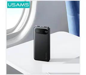 USAMS PB80 černá / Powerbanka / 10000 mAh / PD 20W / LED displej