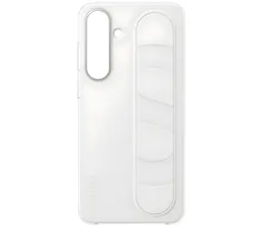 Samsung Standing Grip Case bílá / Kryt na telefon / Galaxy S25 FE