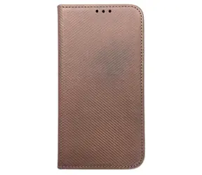 Smart Magnet Book pro Infinix Hot 30 růžovo-zlatá / Pouzdro / Flipové / TPU, syntetická kůže