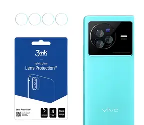 3mk Lens Protection pro Vivo X80 / Sklo na fotoaparát / hybridní sklo / 7H / 0,16 mm / 4 ks