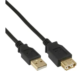 InLine USB-A - USB-A 0,5 m černá / Kabel / 0,48 Gbit/s