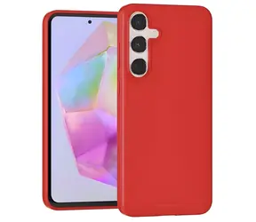 Mercury Soft červená / Pouzdro / TPU / pro Samsung Galaxy A35 5G
