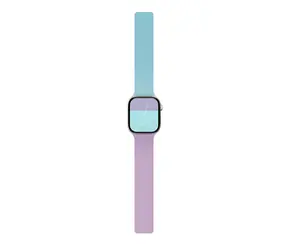 Moft Snap Duo Peony/Aqua / Řemínek / Oboustranný silikonový / Pro Apple Watch 1-11/SE/SE 2/SE 3 (38-42 mm)