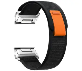 Beline Wild Path Loop černo-oranžová / Řemínek pro Garmin tactix 7 Pro Ballistics Edition / Nylon / 26 mm