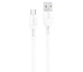 USAMS SJ502 U68 bílá / Datový kabel / microUSB / 2A / 1m