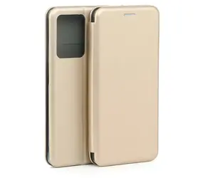 Beline Magnetic Book pouzdro pro Poco X5 Pro zlatá / Pouzdro typu kniha / Magnetické zapínání / Umělá kůže