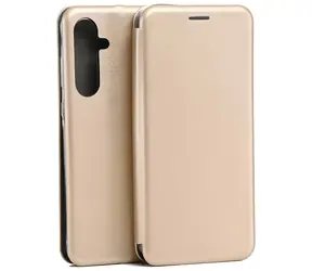 Beline Book Magnetic Samsung Galaxy A55 zlatá / Pouzdro typu kniha / Magnetické zapínání