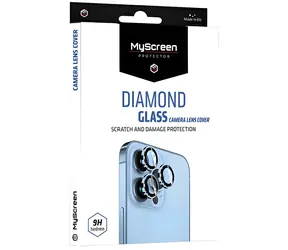 MyScreen Diamond Glass ochrana čoček fotoaparátu černá / Ochranné sklo fotoaparátu / iPhone 14/14 Plus / 9H