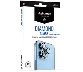 MyScreen Diamond Glass Pro Apple iPhone 15 Pro/15 Pro Max černá / Ochranné sklo fotoaparátu / Tvrzenost 9H