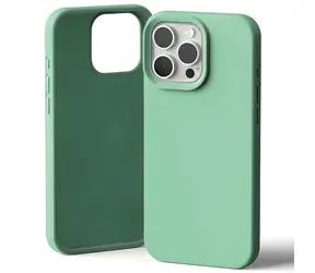 Mercury Silicone zelená / Kryt / Apple iPhone 16 Pro Max / silikon, mikrovlákno / bezdrátové nabíjení