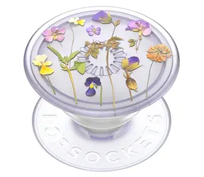 PopSockets PlantCore Purple Fields / Držák telefonu / Skládací úchyt a stojánek / Odnímatelný PopTop