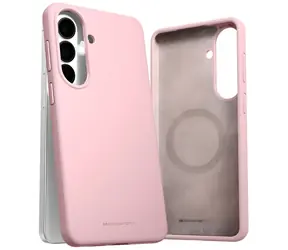 Mercury Pure MagSafe Silicone Pink Sand / Kryt / Samsung Galaxy S26+ / MagSafe / Silikon