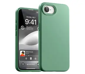 Mercury Silicone Case iPhone 16e/17e zelená / Zadní kryt / Silikon