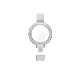 4smarts Indukční nabíječka MFi pro Apple Watch stříbrná / Bezdrátová nabíječka / MFi certifikace