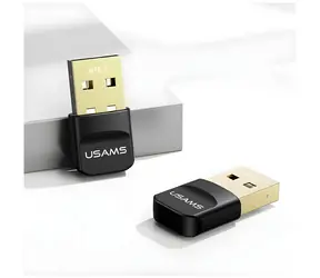 USAMS ZB321 černá / Bluetooth adaptér / USB-A / Bluetooth 5.1