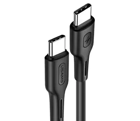 USAMS U43 US-SJ459 černá / Datový kabel / USB-C - USB-C / 100W PD / 5A / 1,2 m