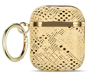 Beline Elegance zlatá / Pouzdro pro sluchátka / PU/PC / AirPods 1, 2