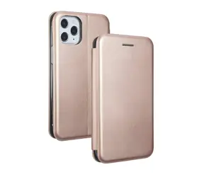Beline Book Magnetic růžovozlatá / Pouzdro typu kniha / pro Apple iPhone 12 mini / magnetické zapínání