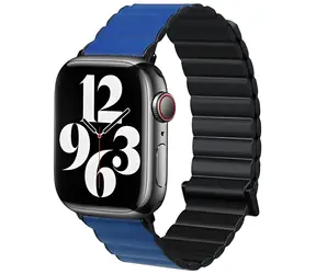 Beline Magnetic Pro černo-modrá / Pásek pro Apple Watch / 38/40/41mm / magnetický
