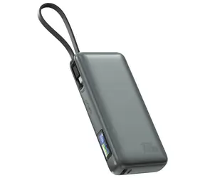 4smarts Enterprise šedá / Powerbanka / 20000mAh / 165W / integrovaný kabel USB-C