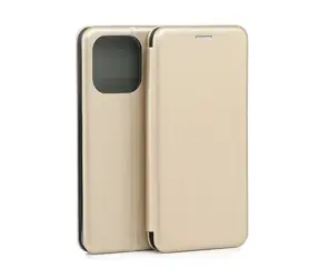 Beline Magnetic Honor X6a zlatá / Pouzdro typu kniha / Magnetické zapínání / Umělá kůže