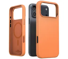 Araree Typo Skin M oranžová / Kryt pro Apple iPhone 17 Pro Max / MagSafe / Silikon