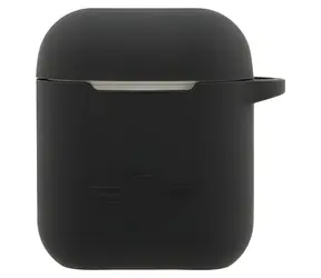 Mini Morris Silicone Collection AirPods černá / Silikonové pouzdro / S poutkem